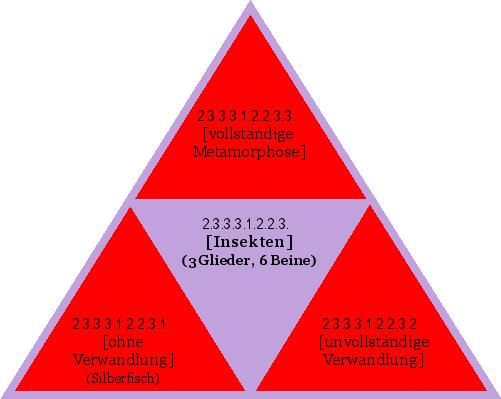 [Insekten] (3 Glieder, 6 Beine)